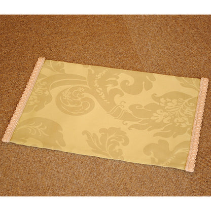 テーブルセンター オシャレ スタイルフランス 20x30 ブレード付き フランス製生地 グリーン 20x30cm FlorenceVtAnis