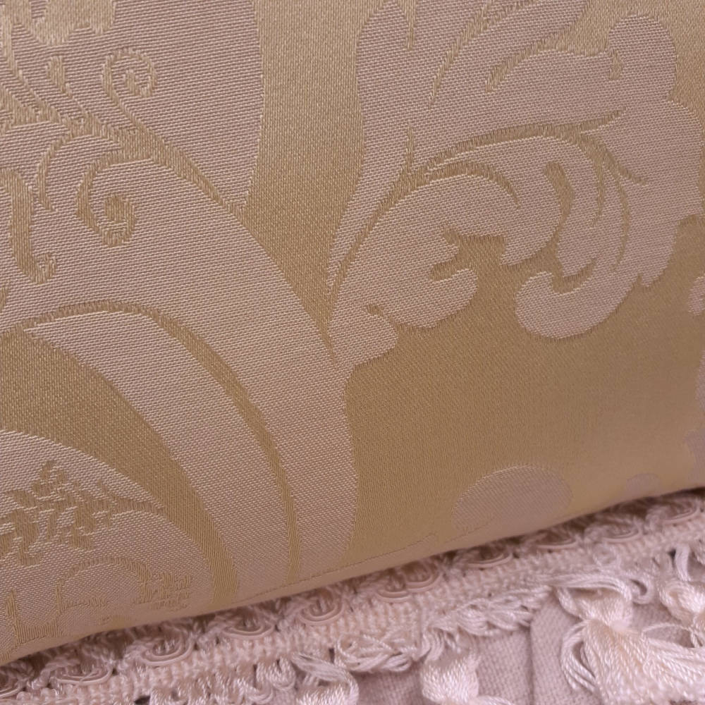 クッションカバー フリンジクッションカバー フランス製クッションカバー クッション インテリア雑貨 スタイルフランス FlorenceVtAnis 35x35 21003CU-GN