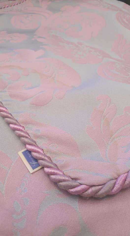 クッションカバー フランス製クッションカバー クッション トリム付きクッションカバー フランスインテリア雑貨 スタイルフランス 45x45 FlorenceParme45X45