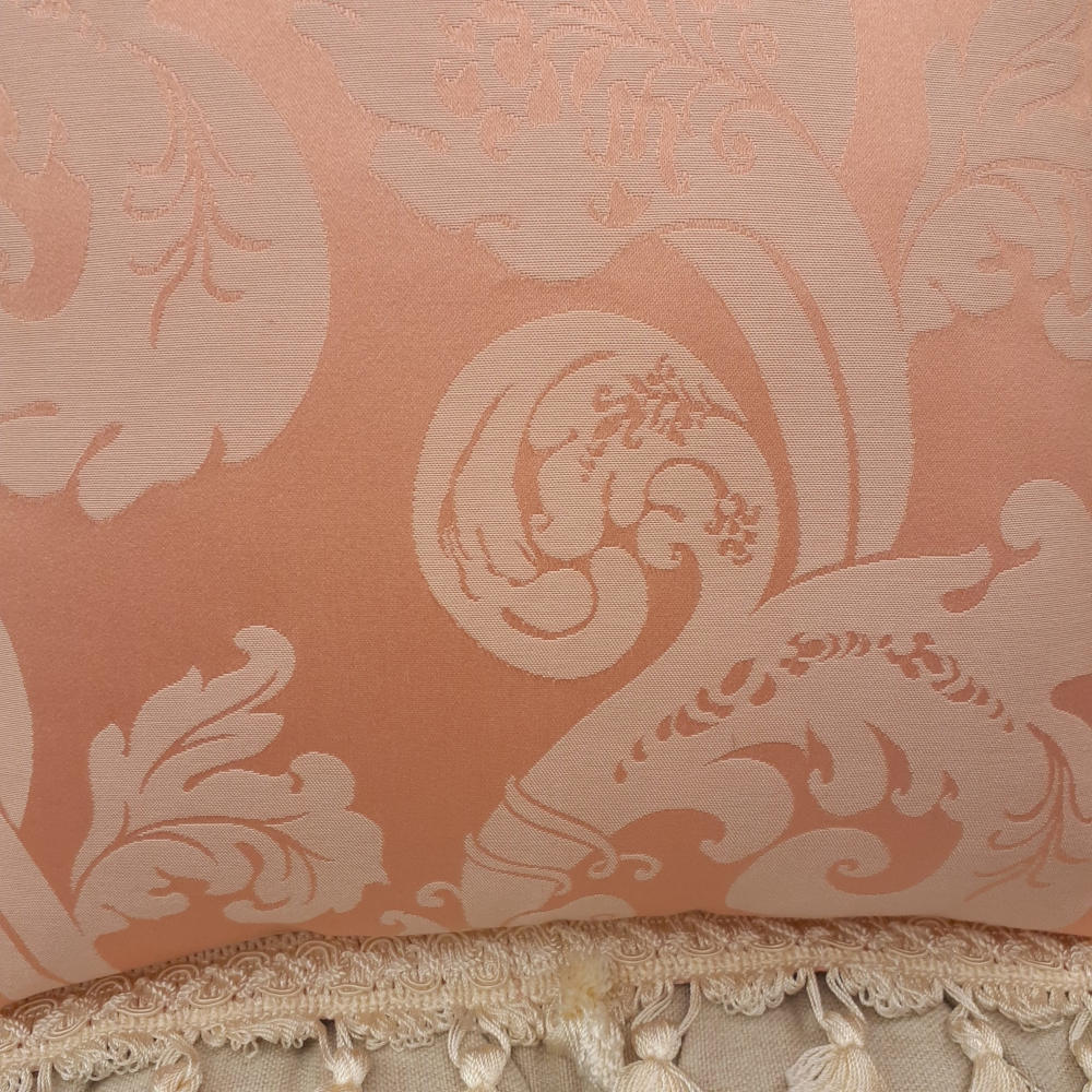 クッションカバー フリンジクッションカバー フランス製クッション フランスインテリア雑貨 スタイルフランス FlorenceRose 35x35 21003CU-PK