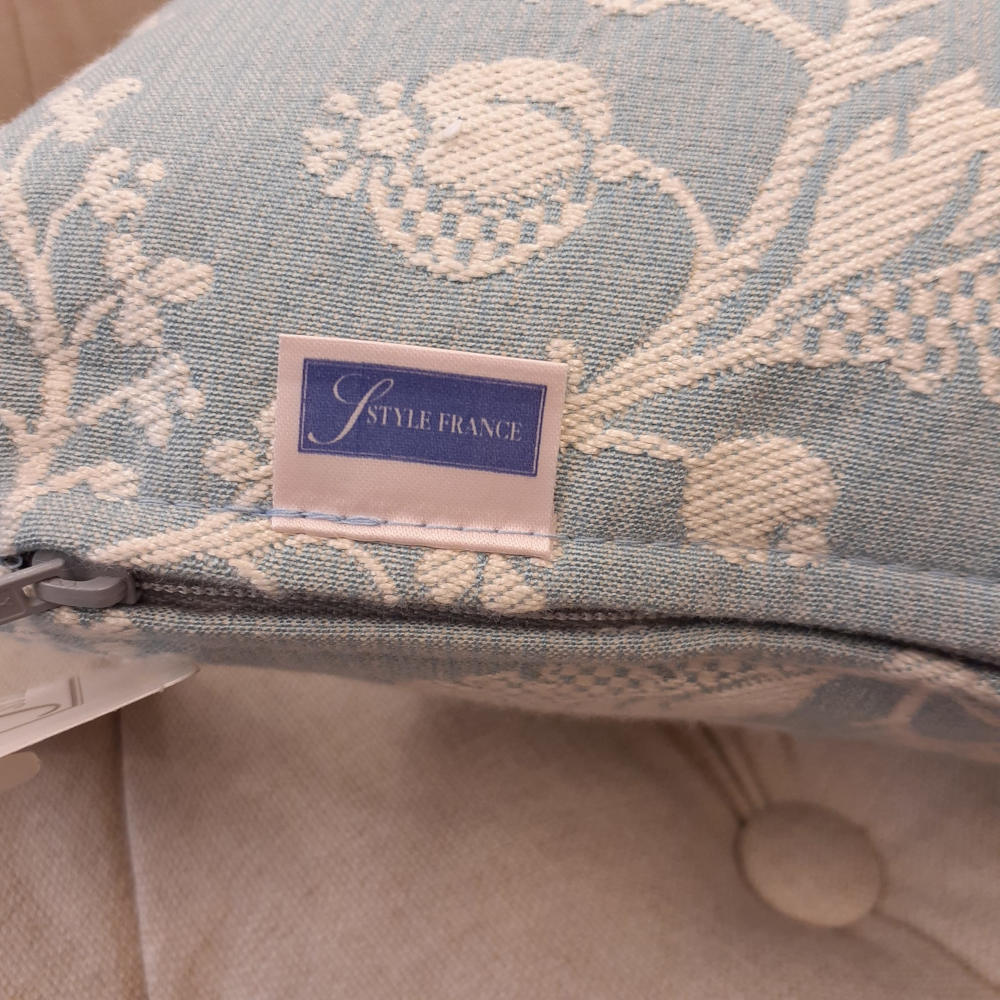 クッションカバー フランス製クッションカバー スタイルフランス フランス製インテリア雑貨 フランス製 35x35 CompagnieDesEtoffes GustaveBleu35x35