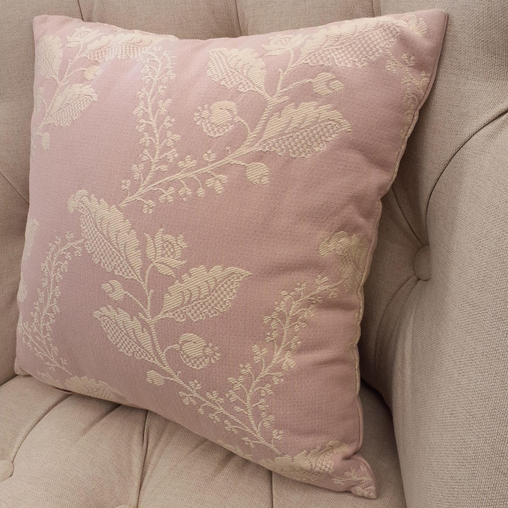 クッションカバー フランス製クッションカバー スタイルフランス フランス製雑貨 フランス製 35x35 CompagnieDesEtoffes カンパニューデゼトフ GustaveRose