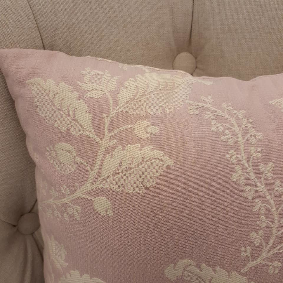 クッションカバー フランス製クッションカバー スタイルフランス フランス製雑貨 フランス製 35x35 CompagnieDesEtoffes カンパニューデゼトフ GustaveRose