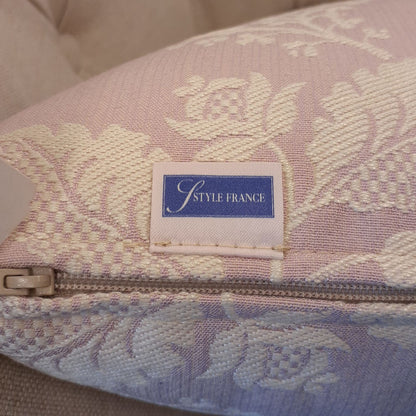 クッションカバー フランス製クッションカバー スタイルフランス フランス製雑貨 フランス製 35x35 CompagnieDesEtoffes カンパニューデゼトフ GustaveRose