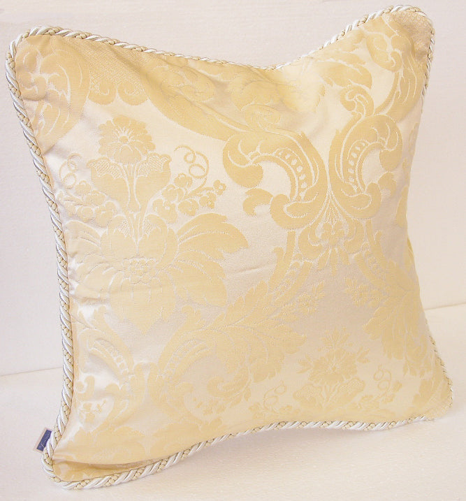 クッションカバー フランス製クッションカバー クッション トリム付きクッションカバー フランスインテリア雑貨 スタイルフランス 45x45 RegenceIvoire45X45