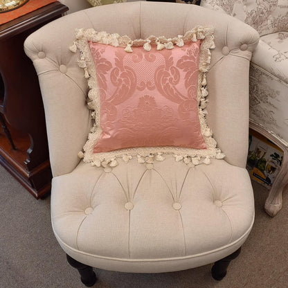 クッションカバー フランス製クッションカバー フリンジクッションカバー フランス製インテリア雑貨 スタイルフランス RegenceRose 35x35 21003CU-MP