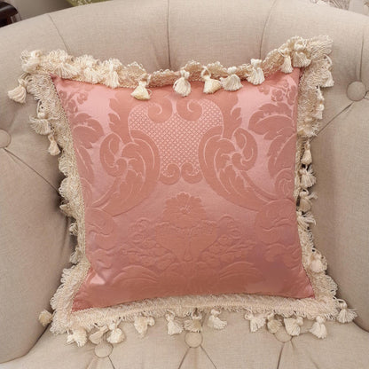 クッションカバー フランス製クッションカバー フリンジクッションカバー フランス製インテリア雑貨 スタイルフランス RegenceRose 35x35 21003CU-MP