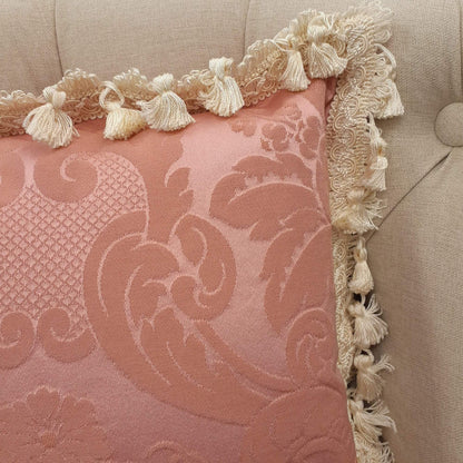クッションカバー フランス製クッションカバー フリンジクッションカバー フランス製インテリア雑貨 スタイルフランス RegenceRose 35x35 21003CU-MP