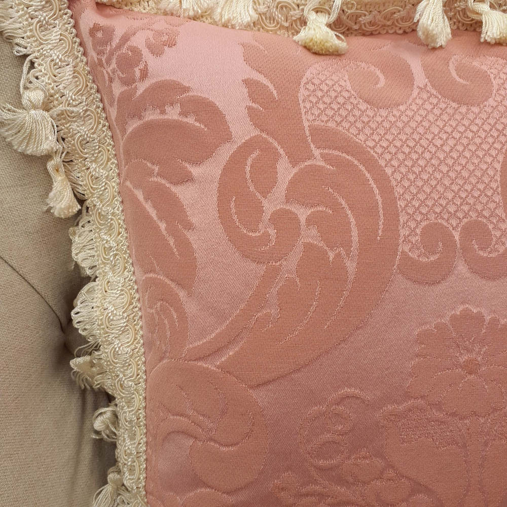 クッションカバー フランス製クッションカバー フリンジクッションカバー フランス製インテリア雑貨 スタイルフランス RegenceRose 35x35 21003CU-MP