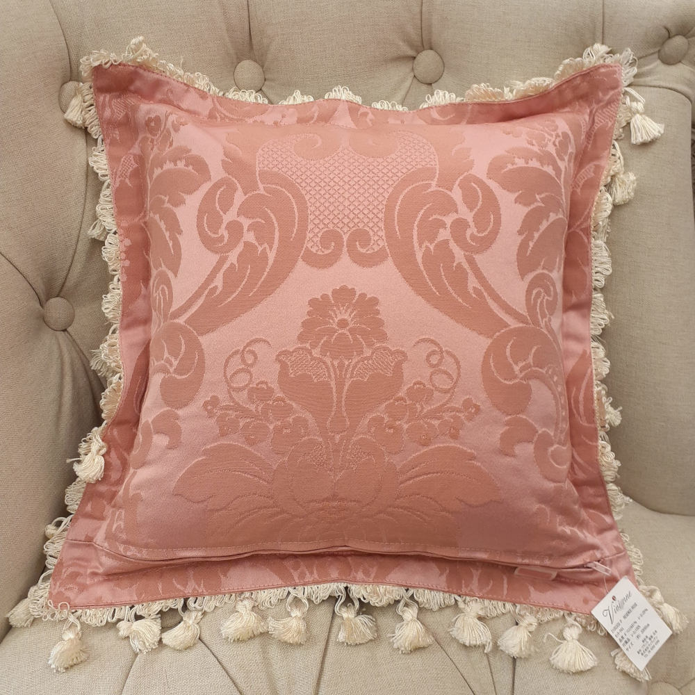 クッションカバー フランス製クッションカバー フリンジクッションカバー フランス製インテリア雑貨 スタイルフランス RegenceRose 35x35 21003CU-MP