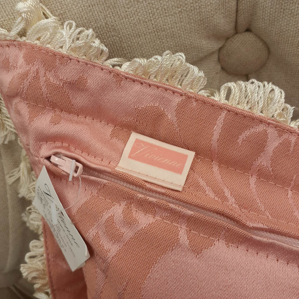 クッションカバー フランス製クッションカバー フリンジクッションカバー フランス製インテリア雑貨 スタイルフランス RegenceRose 35x35 21003CU-MP