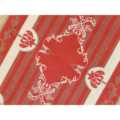 玄関マット マンション玄関マット ラグマット オーガニック コットン100% フランス製マット スタイルフランス セルジュルサージュ ラグマット SERGELESAGE フランスラグマット 段通玄関マット 綿100％ solene/rouge 50x70cm