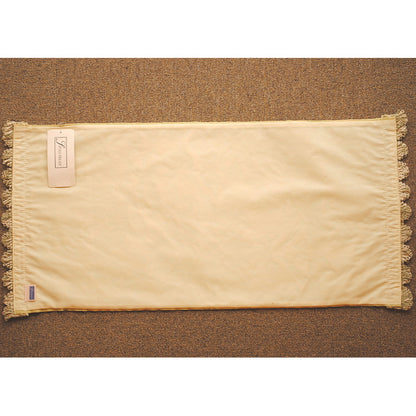 テーブルセンター グリーン オシャレ フリンジ付き フランス製生地 スタイルフランス 30x60cm TaorminaTill